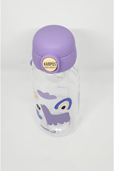 Gıpta Lockable Tritan Water Bottle with Straw 600ml Lilac-In Box
