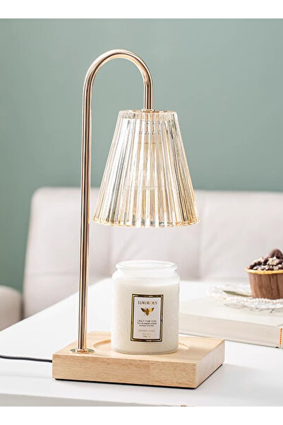 sharpdo Bedroom Romantic Table Lamp Wax Lamp, Marble Aromatherapy Lamp, Dimmable