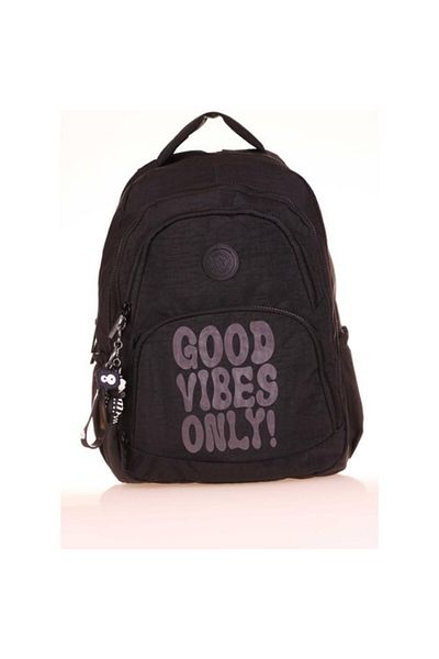 KAUKKO Rucsac negru Crazy - K1677