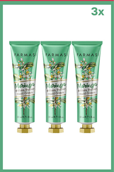 Farmasi Moringa Shea Yağı El Kremi 30 ml 3 Adet