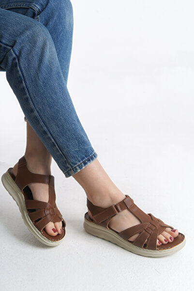 Solo Bag Del'Solera Daily Anatomical Orthopedic Vegan Leather Comfortable Sole Women's Slippers Sandals