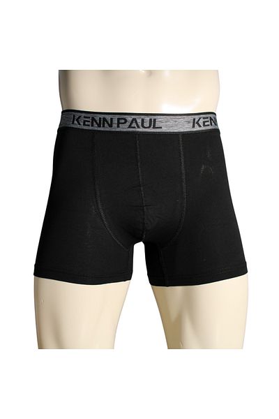 Kennpaul 5 Pack Men's Plain Gray Tone Cotton Boxers |   Soft Fabric |   Comfortable Boxer