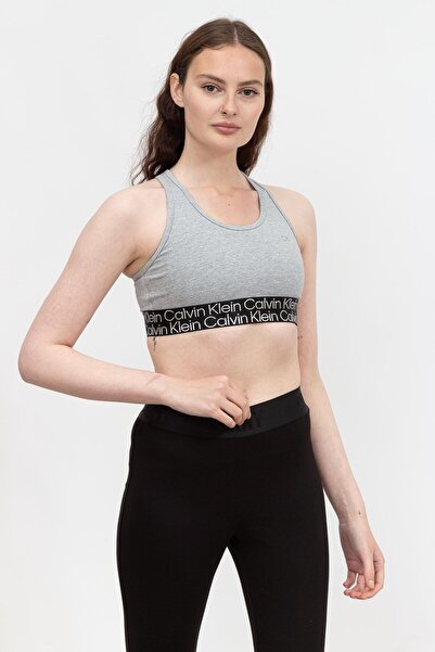 Calvin Klein Pw - Low Support Sports Bra Women's Sports Bra Gray