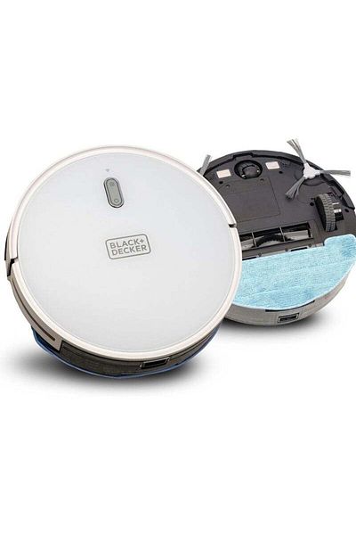 Black&Decker BLACK+DECKER Robotic Vacuum Cleaner And Mop Alexa & Google Assistant Enabled 14.4 W