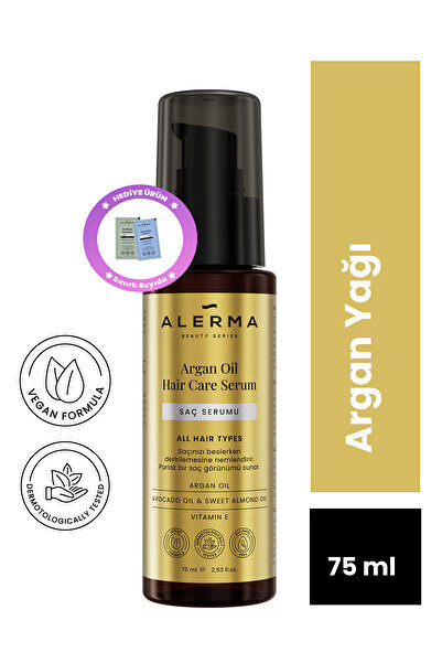 Alerma Argan Yağı Saç Bakım Serumu 75 ML