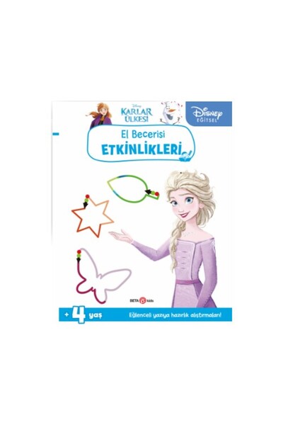 Beta Kids Disney Eğitsel Karlar Ülkesi El Becerisi Etkinlikleri Yazıya Hazırlık