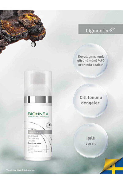 Bionnex Pigmentia Hassas Bölgeler Için Aydınlatıcı Krem
