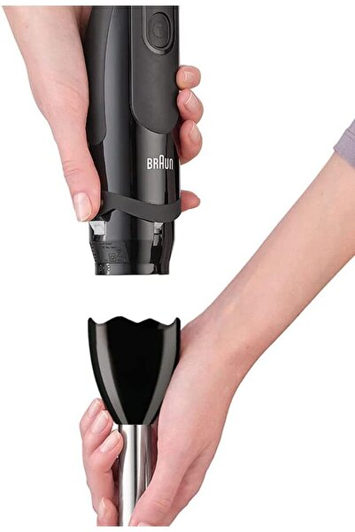 Braun Hand Blender MultiQuick 5 Vario, 1.5L Bowl, 350ml Chopper, Splash Control, 21 Speed - MQ 5285