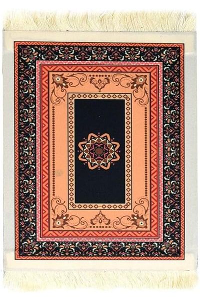 MIBRU Stylish 18x27cm Persian Design Table Mats – Multi-Use Coffee Coasters & Drink Holders