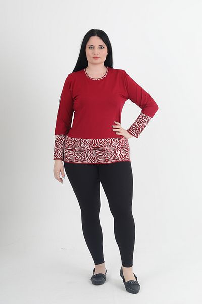 GNR Large Size Lycra Mother Blouse and Knitwear Collar