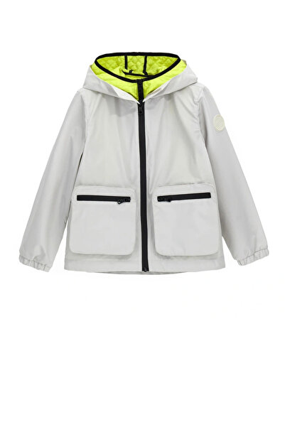 ORIGINAL MARINES Γκρι Παιδικό Ανδρικό Αδιάβροχο σετ κοστούμι με γιλέκο Ετών 8-14