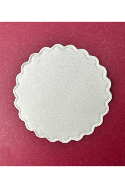İnci Kağıt Bardak Altlıkları 80mm