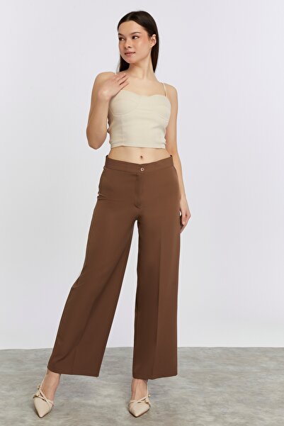 CNR TEKSTİL Women's Coffee Pants