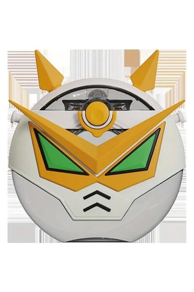 Vagonlife Coco Smile 630 ml Robot Themed Tritan Water Bottle with Straw - White with Neck Strap