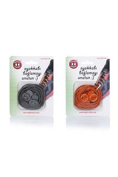 Magiclocks Magic Locks Round Smart Shoe Laces Set of 2