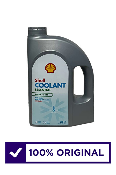 SHELL Coolant Essential Ready To Use 3 Litre Mavi Antifriz - 2025 Üretim