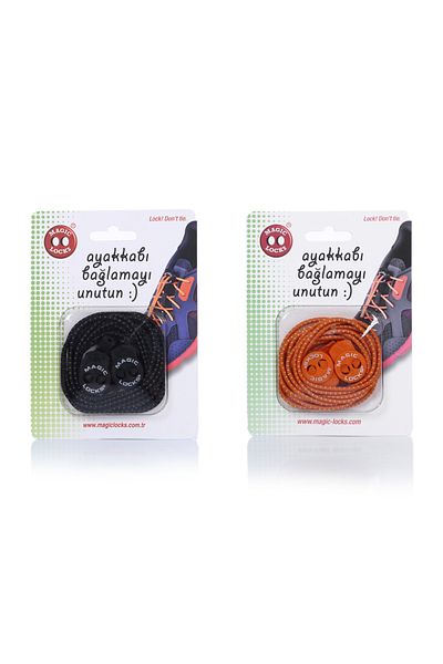 Magiclocks Magic Locks Round Smart Shoe Laces Set of 2