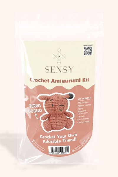 SENSY Beginner Amigurumi Kit - Terra Doggo