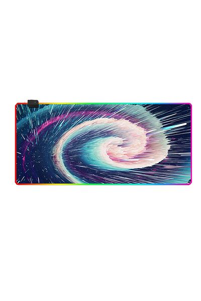 FlashHawk RGB Gaming Mouse Pad 800*300mm Size,14 LED Modes Extended Large Table Desk Mat Mousepad