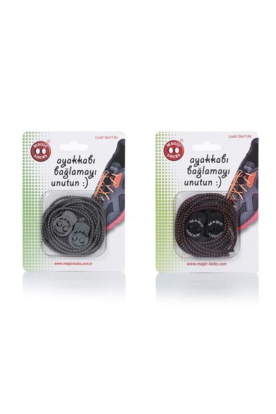 Magiclocks Magic Locks Round Smart Shoe Laces Set of 2