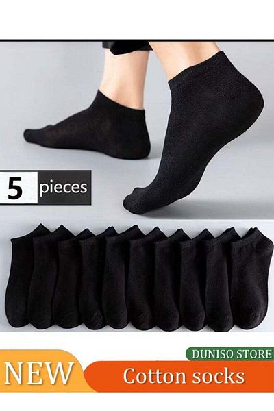 Generic 5 Pairs Low Cut Ankle Socks for Men/Women Thin Athletic Sock Pack Socks, Low Cut Comfort Bre