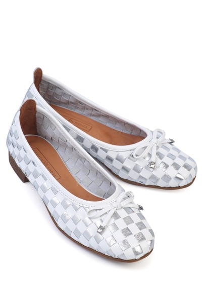 KARVENSHOES HAKİKİ DERİ BEYAZ RENK BABET 310