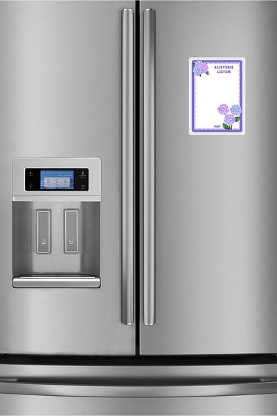 The Grade Summer-Sil Notepad.Shopping List.Fridge Notepad.Magnetic Refrigerator Notepad.Magnet Notepad.21X15Cm