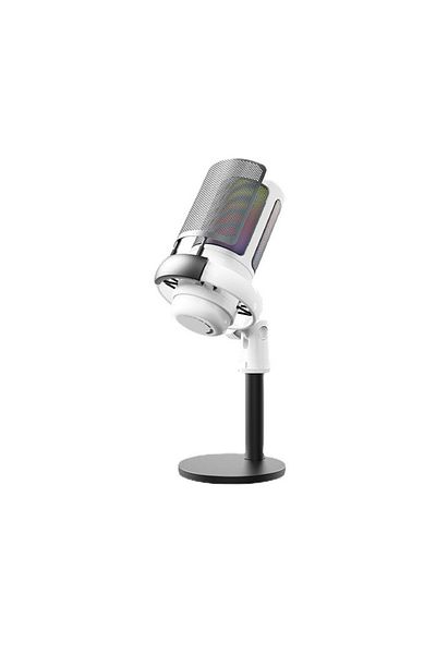 FlashHawk RGB Gaming Microphone for PC/PS5 with Volume Controlling, Pop Filter, Condenser Mic