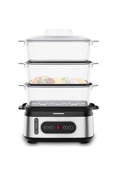 Heinner Heinner HSA-D950SS steam cooker, 800-950 W, LED display, 9L, 1.5L