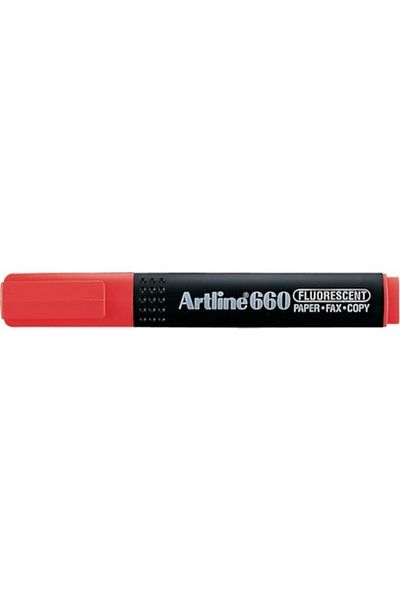 artline 660 Highlighter Cut Point: 1.0-4.0mmf.red