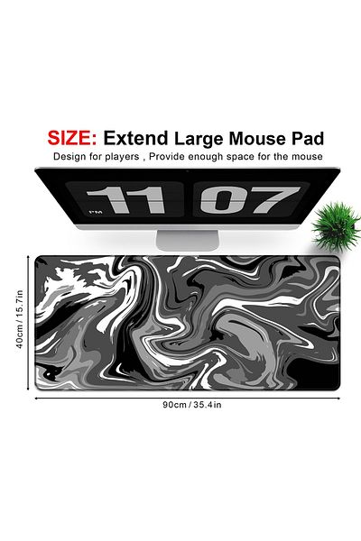 FlashHawk Large Mouse Pad 900*400mm Size,Anti-Skid Gaming Mouse Pad Office Desk Mat Desk Pad