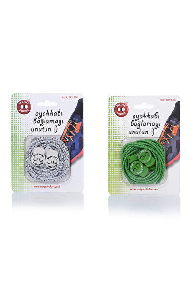 Magiclocks Magic Locks Round Smart Shoe Laces Set of 2