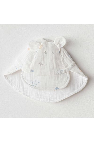 andywawa Ocean Is'My Happy Place' Hat - White