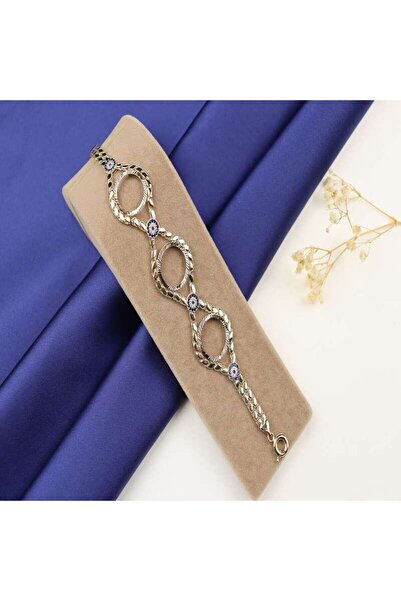 NEW'ORO JEWELRY 22 AYAR ÜÇLÜ ÇEYREK BİLEKLİK