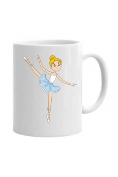 OEM Cana albă personalizată, „Cea mai tare balerină”, INOVATIX®. 330 ml