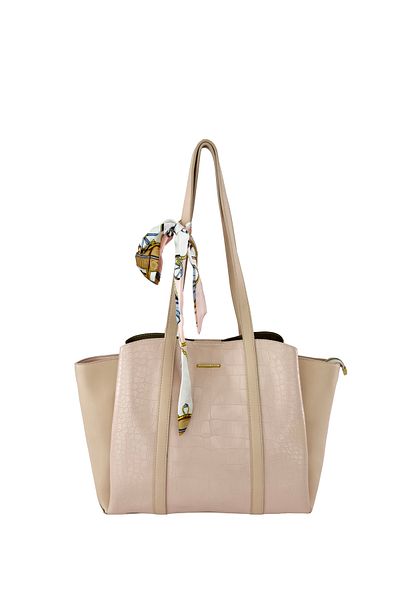 KRISTE BELL Women's Shoulder Bag Crocodile Powder 6417