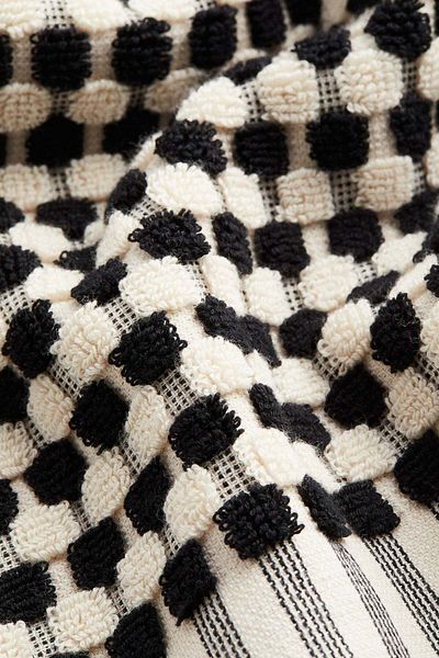 H&M Patterned cotton terry hand towel