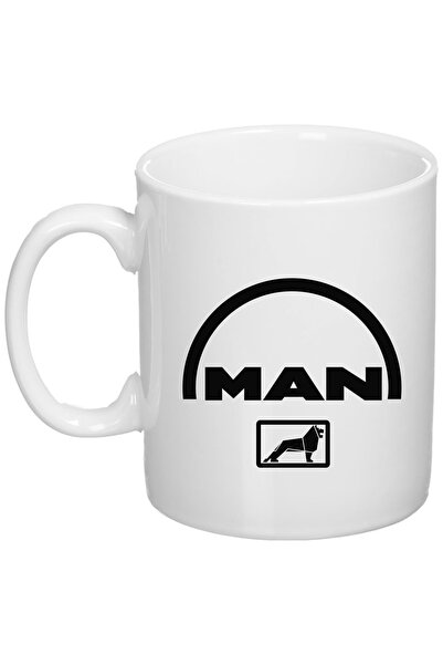 OEM Cana albă personalizată „Logo MAN”, INOVATIX®. 330 ml