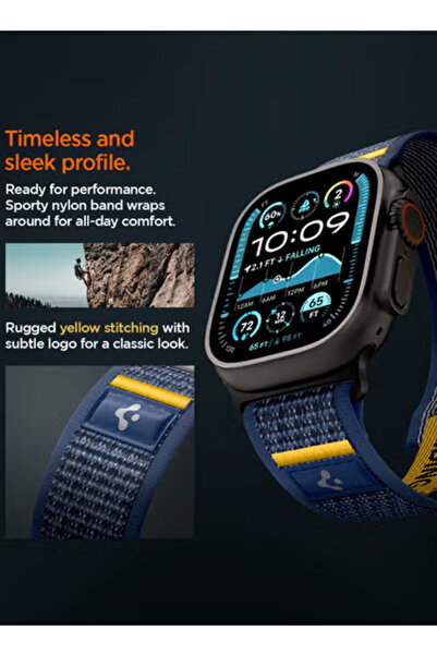 Spigen Athlex Air for Apple Watch Ultra 2/1 49mm, 46mm, 45mm, 44mm, 42mm - Active Navy