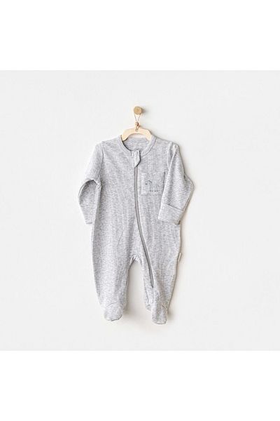 andywawa Ac25811 Romper Little King Baby Jumpsuit Gray