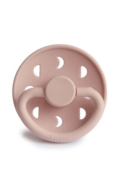 Frigg Moon Phase Double Silicone Pacifier - Blush/Cream 6-18 Months