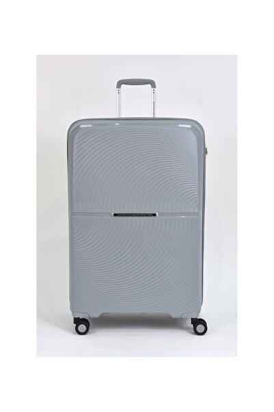 United Colors of Benetton Benetton Büyük Boy %100 Polipropilen Valiz Gri Bnt2000