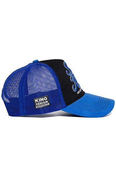 King Kerosin Fileli Kamyoncu Şapkası - Speed Kings Nakışlı Şapka