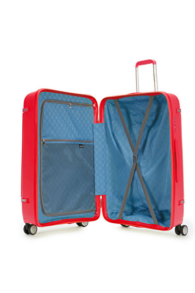 Pierre Cardin Polipropilen Valiz 3'lü Valiz Seti Kırmızı 04PC7070