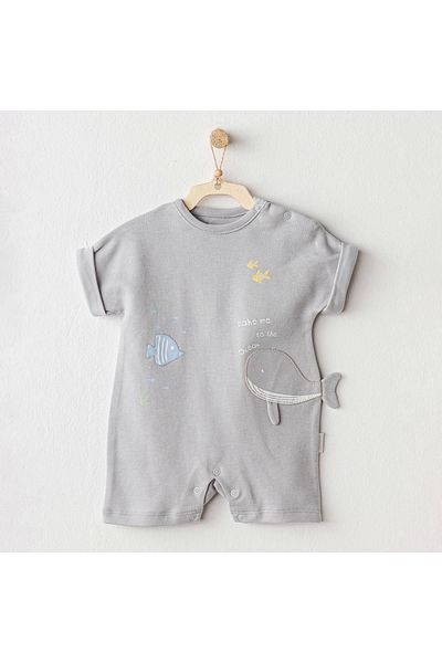 andywawa Ac25603 Ocean Is My Happy Place Romper Jumpsuit Gray