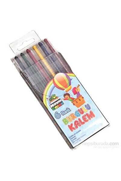 Nova Color Burgulu Kalem 6 Renk