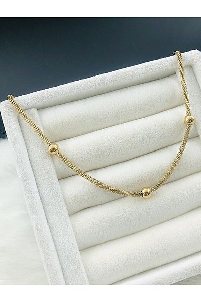 DS DİAMONDSHOP Steel Anklet Wicker Model Byçlkhal- 202504567