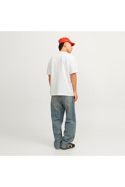 Jack & Jones Ανδρικό λευκό μπλουζάκι Frederiksberg (12262494-BW)
