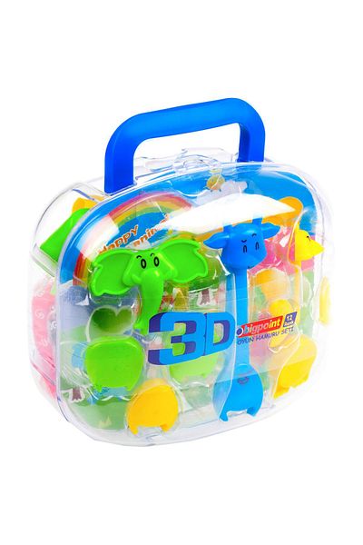 Bigpoint 3D Animals Set - Blue Play Dough and Molds