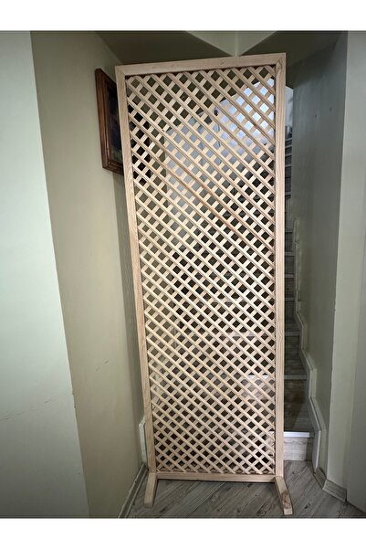 Yc Dekor Ahşap Paravan70x200 Ahşap Seperatör Çerçeveli Ve Ayaklı